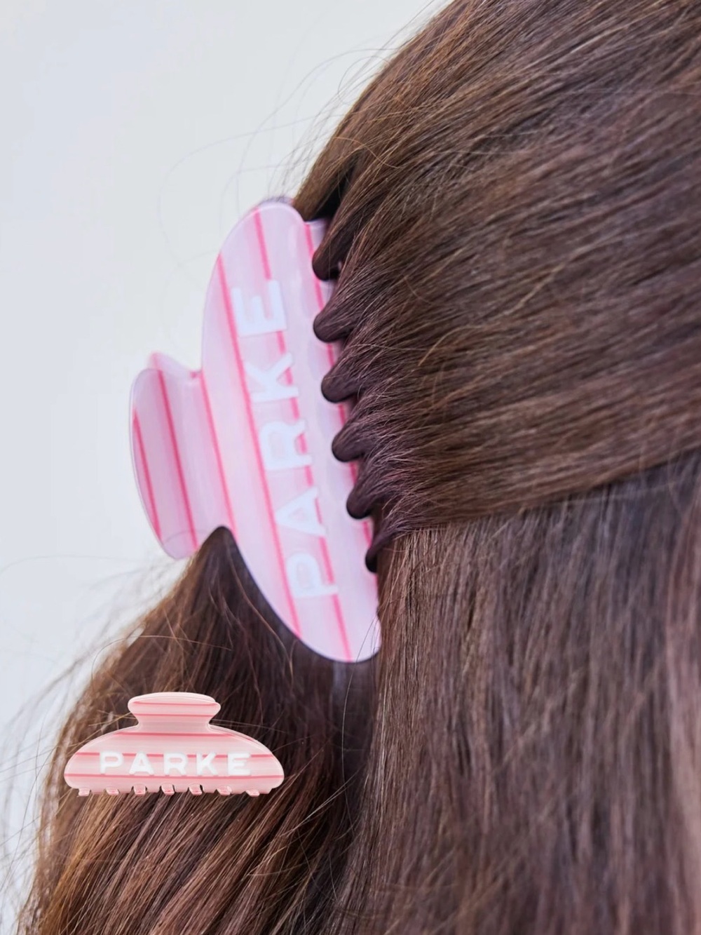 PARKE Girly Stripe claw clip